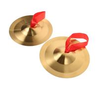 CLISPEED Cembali in Metallo per Danza del Ventre Strumenti Musicali Fascia per Dita Adatti per Ragazzo Ragazza Ragazza Adulti e Ballerini