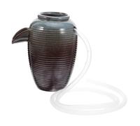 CLISPEED Ceramic Jar Fountain Outdoor Robust Water Circulation Ornament for Garden Landscape And Fish Tank Low Maintenance Desktop Water Feature