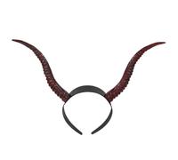 CLISPEED Cerchietto Corna da Diavolo in Plastica Leggero e Versatile per Donne Adulti Accessorio Gotico per Feste di Halloween e Natale