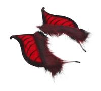 CLISPEED Cerchietto Orecchie Halloween Donna Fascia Costume Cosplay Leggera Design Spooky-cute per Feste e Foto