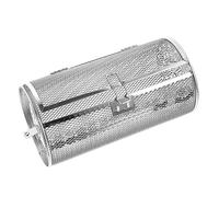 CLISPEED Cestello Forno Girarrosto in Acciaio 130x195 Mm per Pollo allo Spiedo e Barbecue, Accessorio Forno Friggitrice Ad Aria Rotazione 360°, Porta Mobile per Cucina e Tostatura Noci