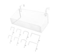 CLISPEED Cestino Portaoggetti in Rete Metal Scaffale Sospeso Per Comodino Cestino in Metallo Per Letti Castello e Cubicoli Da Ufficio Organizer Multiuso Per Oggetti Essenziali