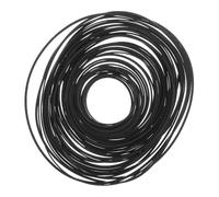 CLISPEED Cinghie Di Trasmissione in Gomma Per Registratori a Cassette 50 Pezzi Kit Di Riparazione Compatto Resistente Per Manutenzione Lettori Cassette Uso Viaggio e All’aperto