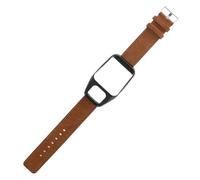 CLISPEED Cinturino Design Vintage Unisex Resistente e Facile in Pelle Retrò Cinturino di Ricambio Regolabile Compatibile con Tomtom Adventurer e Runner 3 per Orologio da e