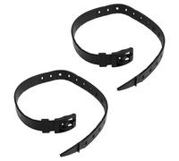CLISPEED Cinturino in Gomma PVC per Attrezzatura Subacquea, Cinturino Lungo Nero, Comodo e Sicuro per Immersioni ed Emergenze, 1 Paio