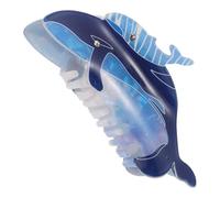CLISPEED Clip e Natale per Chioma a Forma di Balena Fermaglio Unico in Acrilico Leggero e Pratico per Chioma Spessi e Ricci, per Uso Quotidiano