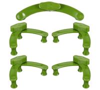 CLISPEED Clip per Piegare Rami da Giardino 5 Pezzi in Plastica Verde Leggera Regolazione Adatta per Fiori e Piante Uso Esterno in Giardino