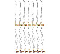 CLISPEED Collana Ciondolo a Tamburo Africano in Legno Set da 14 Pezzi Design Decorativo Collane Chic per Uomo e Donna Accessori di Moda per Uso Quotidiano e Regali