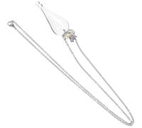 CLISPEED Collana Mini Bottiglia di Vetro Trasparente Tappo a Corona, Fiala Decorativa Durevole e Sicura, Ciondolo Catena in Acciaio Inossidabile, Accessorio per Ragazze e Idee Regalo
