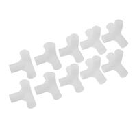 CLISPEED Connettore a Quattro Vie per Asta Armadio 12 Mm, Giunto Rapido per Mobili e Scarpiera, Kit da 10 Pezzi per Montaggio Fai da Te e Ottimizzazione Spazi Compatti