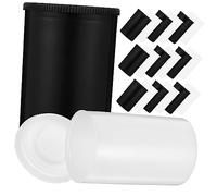 CLISPEED Contenitori Per Pellicole Tappo, Custodia Per Conservazione Rullini Fotografici, Set Da 20 Pezzi (10 Neri 10 Bianchi), Portatile Per Viaggi e Fotografia Outdoor, Materiale Pe Resistente