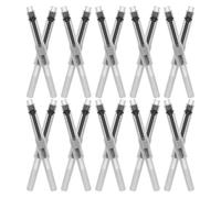 CLISPEED Convertitore Twist per Penne Stilografiche 3,4 Mm, Adattatore da Cartuccia a Convertitore, Set 50 Pezzi in Plastica Trasparente per Ricarica Inchiostro Bottiglia,