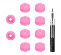 CLISPEED Copertura Antipolvere Per Testine Di Levigatura Unghie, Tappo Per Punte Trapano Manicure, Set 10 Pezzi Riutilizzabile, Resistente e Aderente, Accessorio Per Strumenti Nail Art Professionali