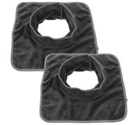 CLISPEED Copertura per Lettino da Massaggio con Foro per Viso in Microfibra 2 Pezzi, Panno Massaggi Ergonomico Morbido e Professionale per Saloni di Bellezza e Spa, Forniture per Massaggi