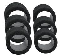 CLISPEED Copertura Protettiva per Pompa Aria Bici Portatile 6 Pezzi Accessori Gonfiaggio Pneumatici Copertura in Spugna per Bombole Co2 Resistente a Sporco e Freddo Compatibile Pompe