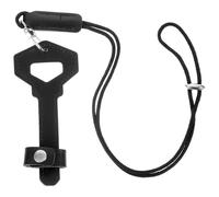 CLISPEED Cordino per occhiali da sole in pelle con comodo cinturino da collo, elegante fermo per occhiali nero per mantenere gli occhiali al sicuro intorno al collo per l'uso quotidiano