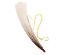 CLISPEED Corno in Corno di Bue Suono Realistico per Feste di Halloween e Eventi Vichinghi, Accessorio per Costume Pirata e Prop per Cosplay Autentico