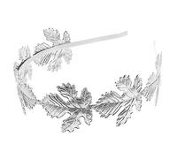 CLISPEED Crown Leaf Headband Metallo Dorato Per Nozze e Festival Accessorio Elegante Per Da Sposa e Damigelle Design Unico Forma Di Foglia