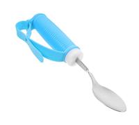 CLISPEED Cucchiaio Antitremore Ergonomico Per Anziani e Disabili Utensile Adattivo Con Manico Ponderato Per Autonomia Nella Nutrizione Per Pasti Comodi e Sicuri