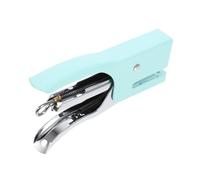 CLISPEED Cucitrice Portatile in Metallo Color Macaron Mini Spillatrice Manuale per Ufficio e Scuola Capacità Pinzare a 10 Fogli Design Elegante e per Studenti e Lavori
