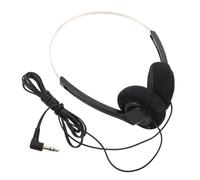 CLISPEED Cuffie Over Ear Vintage Nere con Filo, Stile Retro Classico | Pvc e Sponge, Suono Stereo e Voci Chiare, per Telefoni e Lettori Portatili