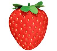 CLISPEED Cuscino Peluche Fragola Realistico Cuscino Decorativo Per Casa e Ufficio Giocattolo Morbido Per Compleanni e Festività Come Compagno Per Sonno e