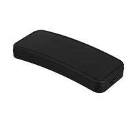 CLISPEED Custodia per occhiali in plastica con clip, robusta e leggera, per occhiali clip on e occhiali da vista, portatile, nera, per scuola e uso quotidiano