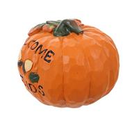 CLISPEED Decorazione Artificiale in per e Veranda Scultura Welcome Friends Autunnale per Halloween e Ringraziamento da Esterno per Feste e Stagionali