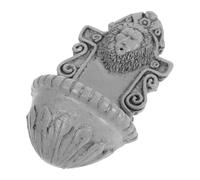 CLISPEED Decorazione Murale Lion Head Miniatura Adornamento Realistico per Case delle Aggiunta Unica per Compatti e Spazi Ridotti