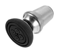 CLISPEED della Stampella Articolata con Base Pivotante e Rivestimento in Gomma Antiscivolo Argento, di Ricambio per da, per Supporto Quotidiano
