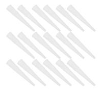 CLISPEED Estensore Bocca Conica Sfumata Bianco in Plastica per Controllo Preciso dello Spessore della Giuntura Confezione per Pistola di Silicone Adatto per Tubetti Adesivi e Silicone