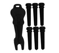 CLISPEED Estrattore Per Perni Del Ponte Per Chitarra Acustica Perni Del Ponte Scanalati e Strumento Estrattore Accessori Per Rimozione Sostituzione Delle Corde Della Chitarra