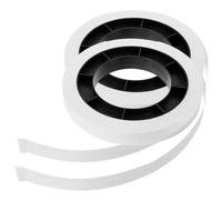 CLISPEED Fascette per Banconote 2 Pezzi in Carta Bianca, Cinturini Portavalute Resistenti per Negozi, Uffici e Banche, Avvolgitore Semplice e Pratico per Contanti