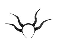 CLISPEED Fascia Corna Diavolo per Halloween Accessorio Cosplay Corna Demonio Steampunk per Feste e