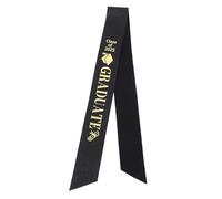 CLISPEED Fascia di Laurea Raso con Glitter Oro Accessorio Festivo per Celebrazioni di Laurea Eventi Sportivi e Rappresentazioni Adatta Tutti Educativi e Professioni Mediche