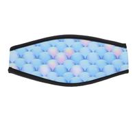 CLISPEED Fascia in neoprene per maschera subacquea, design a doppio strato, elegante custodia protettiva, facile da riporre, evita che i capelli si tirino la maggior parte delle persone, attrezzatura