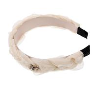 CLISPEED Fascia Larga per Donna in Tessuto Estetica Chic Accessorio Capelli Versatile per Trucco e Feste Fasce Ragazze Eleganti e Confortevoli