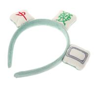 CLISPEED Fascia per Chioma da Spa per Trucco Fascia Divertente Mahjong Accessorio Originale per Feste e Regali Divertenti