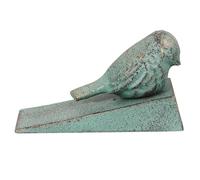 CLISPEED Fermaporta a Cuneo in Ghisa Decorativo Animale Verde Chiaro, Fermaporta da Pavimento Vintage per Porta Esterna, Adatto per Porte da Cucina, Garage e Giardino, Elemento D’arredo