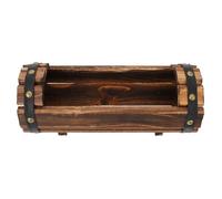 CLISPEED Fioriera Angolare da Esterno in Legno Stile Retrò per Giardino | Vaso per Piante da Esterno, Uso Multifunzionale, per Balcone e Ufficio, per Famiglia e Amici