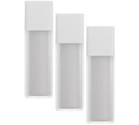 CLISPEED Flaconi Pompa Airless 50ml Set da 3, Bottiglie Vuote Ricaricabili per Creme Cosmetiche, Contenitori da Viaggio Compatti e Leggeri per Lozioni e Prodotti la Pelle