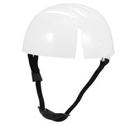 CLISPEED Fodera Casco di Sicurezza in Pe Bianco Cinturino Sottogola Comodo, Circonferenza 58-62 Cm, per Ambienti di Lavoro e Varie Occasioni