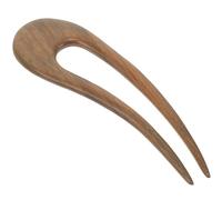 CLISPEED Forcina per Capelli in Legno di Sandalo Punte Forchetta per Chignon Retrò Fermaglio U-shaped Leggero e Confortevole Accessorio Versatile per Occasioni Formali e Casual