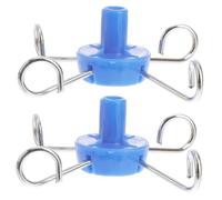 CLISPEED Ganci in Acciaio Inossidabile Per Supporto Infusione, Set Da 2 Piccoli Ganci Appendiabiti 1,6 Cm, Accessori Per Rack Per Uso Domestico, Clinico e Ospedaliero