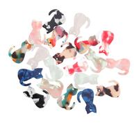 CLISPEED Gatto Accessori per Orecchini e Portachiavi 20 in Acrilico Effetto Decorativo, Facile da Collegare in Serie Colore Casuale per Creazione