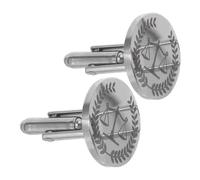 CLISPEED Gemelli da Polso in Acciaio Inossidabile a Forma di Bilancia per Uomo e Donna, Bottoni Decorativi Ipoallergenici per Abbigliamento Business, Accessori Eleganti per Camicie