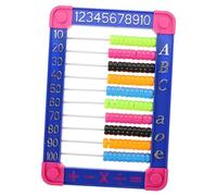 CLISPEED Giocattolo Educativo Abaco per Bambini Giocattolo per Calcolare e Apprendere La Matematica Colori Vivaci e Resistente Strumento Didattico Leggero e Portatile per Ragazzi e Ragazze