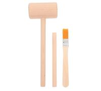 CLISPEED Giochi di Archeologia per Martello in Legno Scalpello e Pennello Kit Educativo per Sviluppo Manuale e Creatività Regalo per Ragazzi