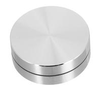 CLISPEED Giradischi in Ceramica Giradischi per Ruote in Ceramica Ruota di Rotazione in Ceramica Giradischi per Pittura tornio per scolpire la Ceramica Mostra Stand Lega di Alluminio Argento