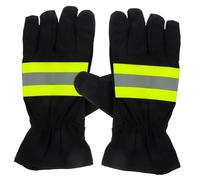 CLISPEED Guanti Antifuoco Isolanti Resistenti al per Soccorso e Protezione Mani Guanti da Ignifughi per Vigili del e Emergenze
